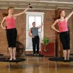 Corsi fitness cardiolates in palestra: aerobica, pilates, pesi e rebounder (trampolino elastico)