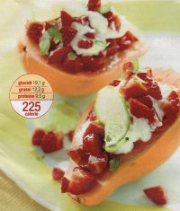 Ricetta snack per la merenda con papaia, fragole e crescenza: da 225 calorie a porzione