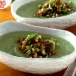 Ricetta crema fredda di cetrioli e avocado con pane e verdure: un primo piatto dietetico da 380 calorie