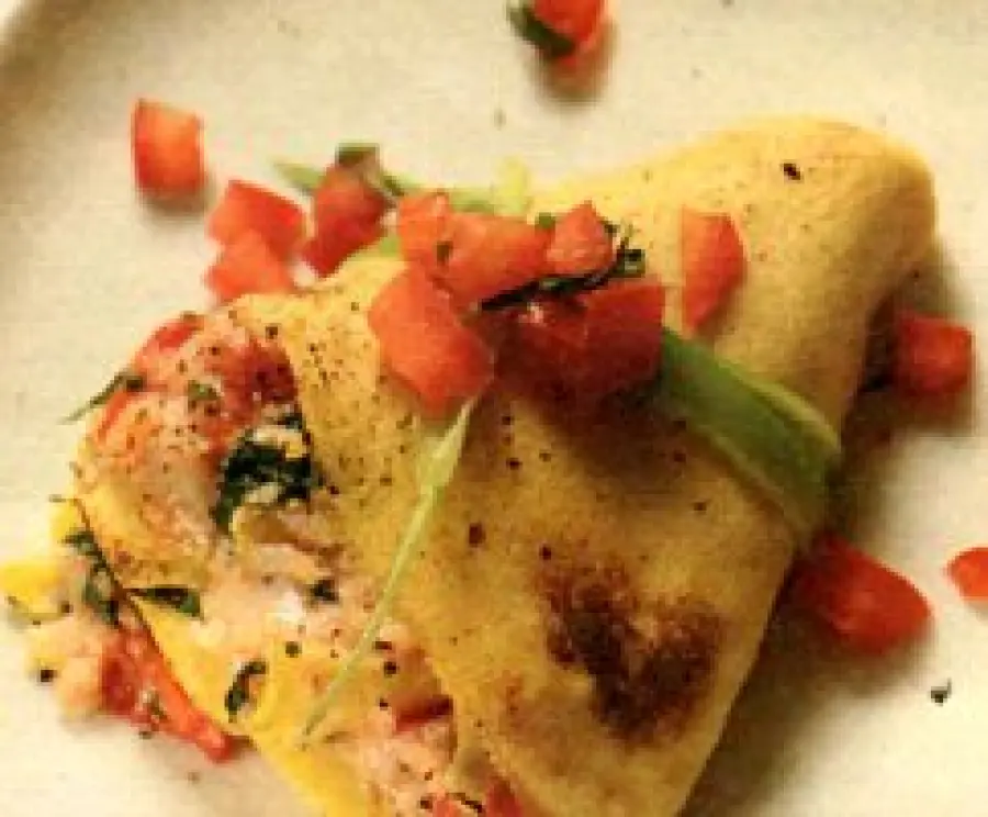 Ricette light Pesce - Ricetta crespelle (crepes) salate di pesce: un secondo piatto da 210 calorie