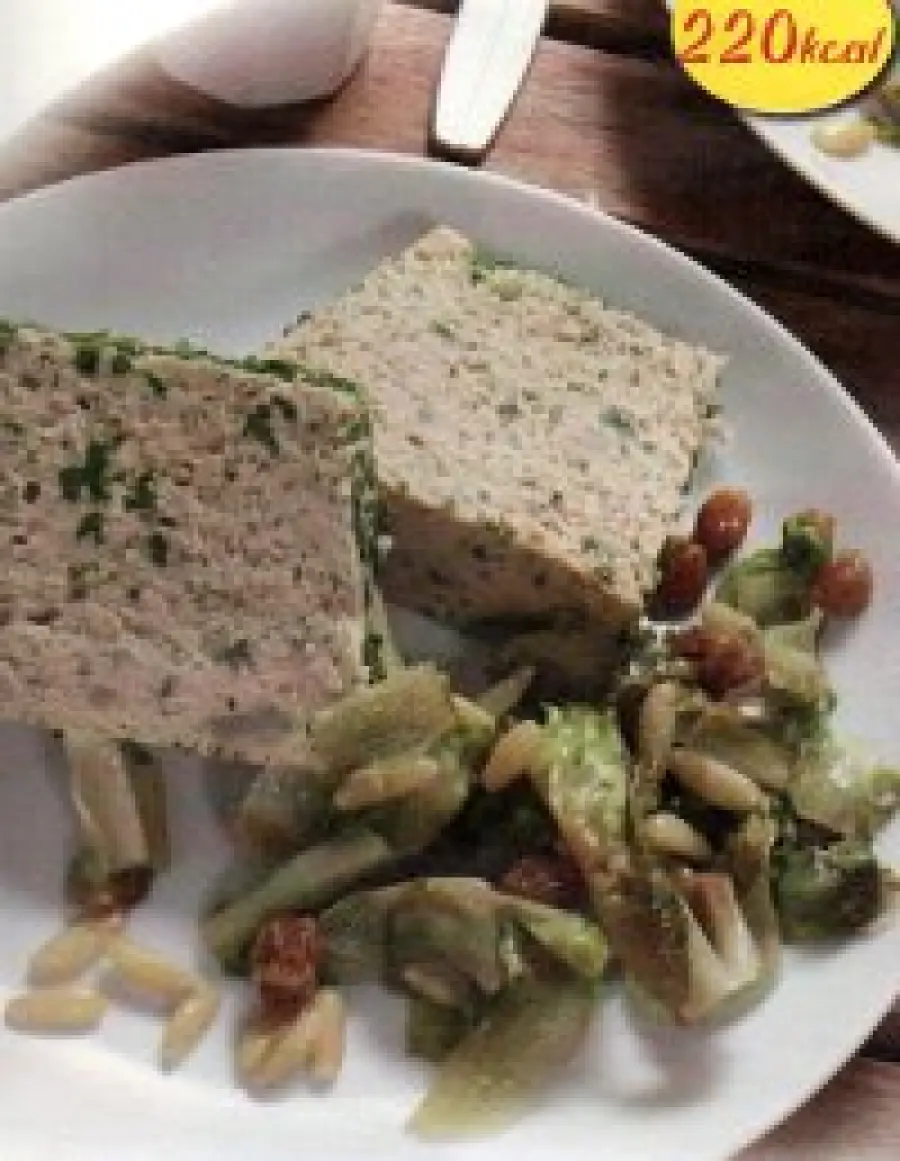 Ricette dietetiche pesce: terrina di pesce spada. Un secondo piatto light da 220 calorie a porzione