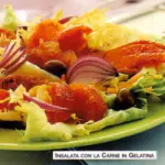 Ricetta insalatona con carne in scatola e salsa alla senape: un secondo piatto di carne e verdure dietetico