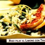 Ricette dietetiche primi piatti pesce: ricetta riso al limone con triglie. Un primo piatto o un piatto unico completo