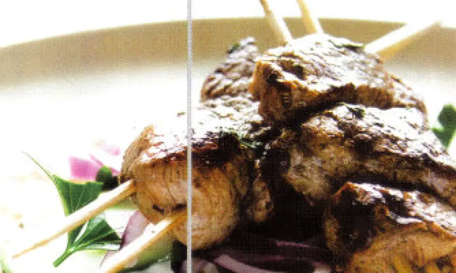 Ricetta spiedini di carne magra di vitello marinata alla birra: un secondo piatto dietetico di carne