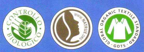 La crema viso o corpo biologica e naturale col 95% di materie prime naturali. Il marchio di certificazione