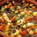Ricette dietetiche light verdure: ricetta Minestrone di Legumi. Piatto unico da 600 calorie a porzione