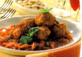Ricette Dietetiche Carne: ricetta delle Polpette di Manzo e Bulgur. Un secondo piatto di carne da 570 calorie