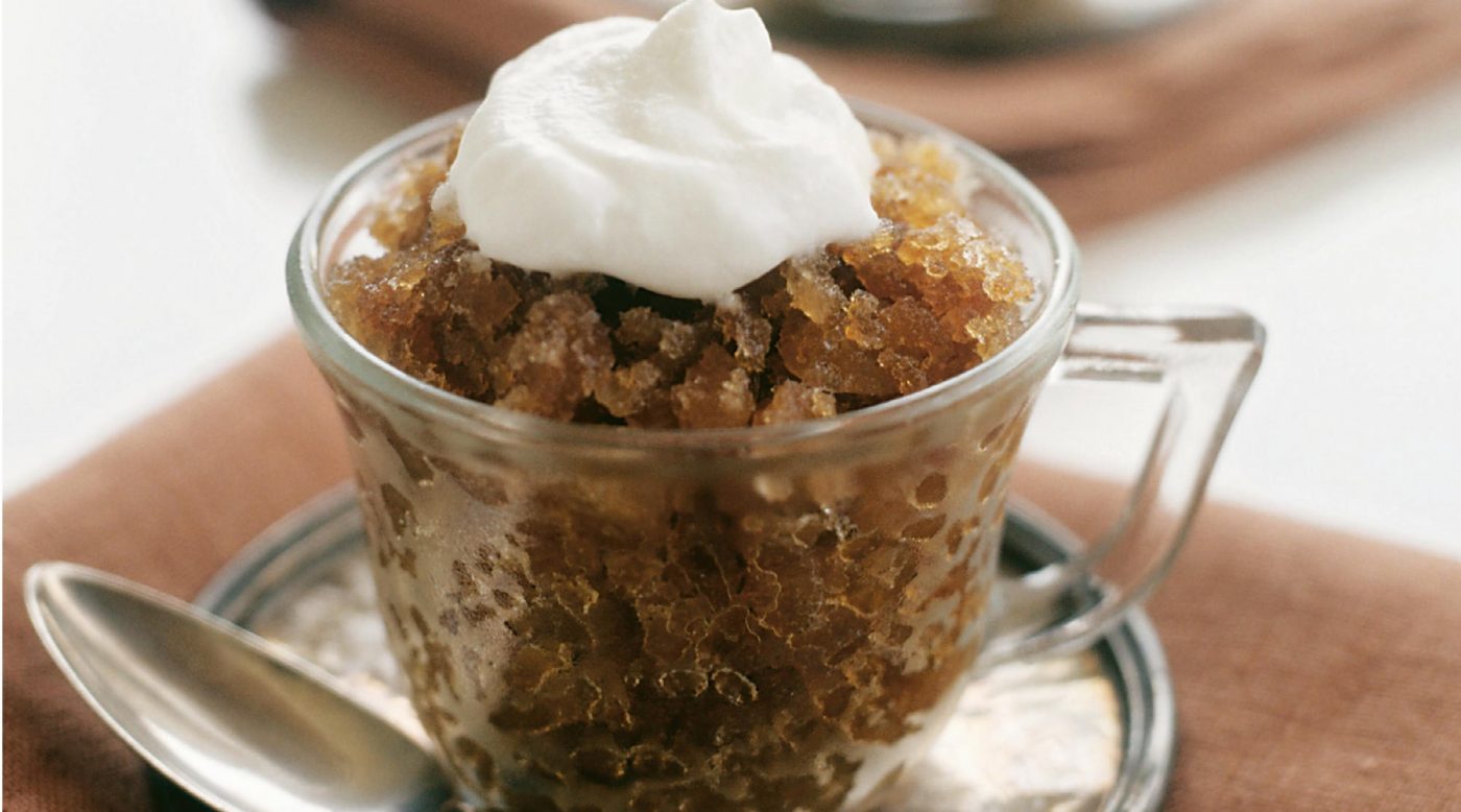 Granita al caffè fatta in casa: ricetta facile