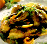 Ricette dietetiche carne: ricetta Pollo alle Olive con verdure. Un secondo piatto light da 540 calorie