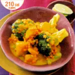 Ricette Light Dietetiche Primi Piatti con verdure: ricetta Curry Vegetariano con solo 210 calorie a porzione