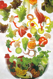 L' Insalatona nella Dieta: le calorie dell' insalatona. Come preparare delle insalatone light, sane e dietetiche