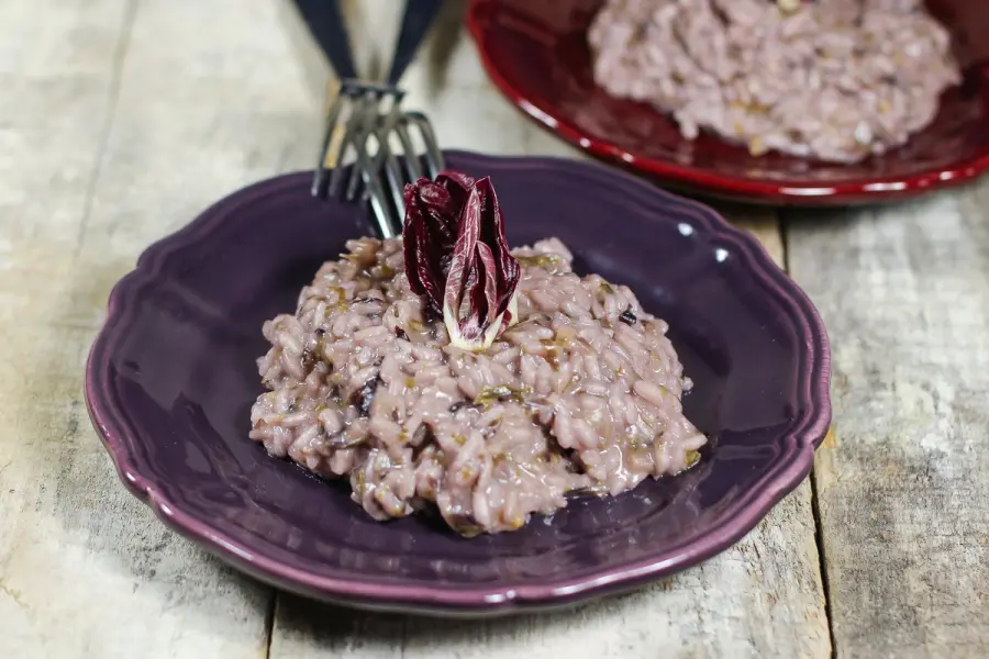 Ricetta risotto al vino rosato