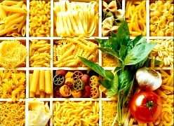 Dieta e pasta: le ricette della pasta nella dieta. Pasta di Kamut, Pasta di mais, pasta di farro, bio e d' orzo