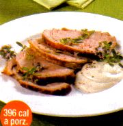 Ricette Light Secondi Piatti Carne: ricetta arrosto con salsa allo yogurt