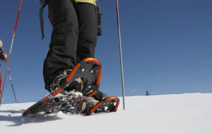 Camminare sulla neve con le ciaspole fa dimagrire