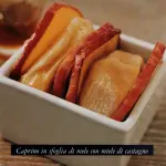 Ricetta formaggio di capra con miele e mele