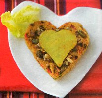 Ricetta vegana: hamburger vegetariano di San Valentino