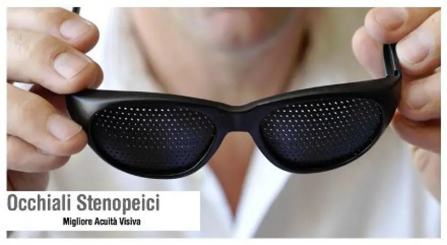 Occhiali forati stenopeici: come funzionano
