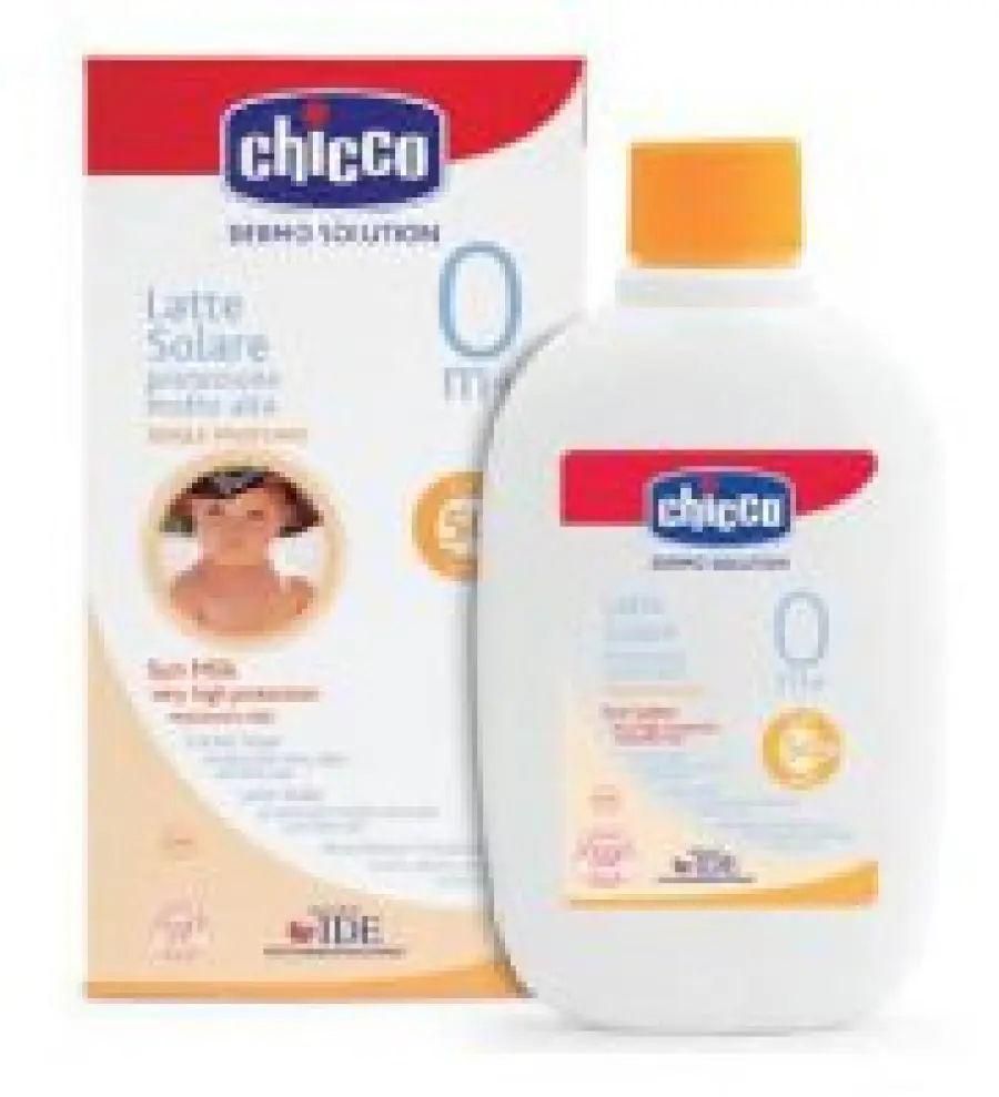 Neonati e protezione solare: Latte Solare 0m+ della linea Dermo Solution di Chicco