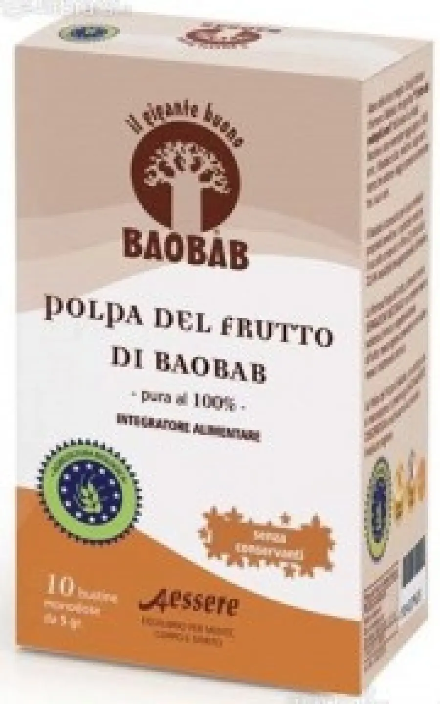 Integratore alimentare contro la pelle secca: bustine di baobab in erboristeria