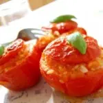 Ricetta pomodori al forno ripieni di riso: ricetta facile vegetariana e vegana