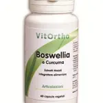 Integratore alimentare naturale di boswellia e curcuma per dolori articolari e cartilagini