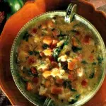 Ricetta zuppa di verdure con zucca, porri e patate