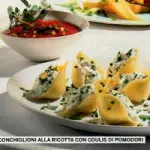 Ricetta dietetica pasta fredda alla ricotta con salsa di pomodori e peperoni