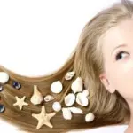Bellezza e cura capelli d' estate: shampoo e maschera capelli doposole. Prodotti cosmetici