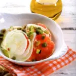 Ricetta insalata di finocchio, pompelmo rosa, capperi e pistacchio: contorno da 115 calorie