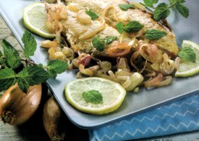 Ricette dietetiche pesce: ricetta filetti di sgombro marinati con limone e zenzero