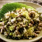 Ricette Riso-Ricetta risotto con fagioli e verza: piatto unico dietetico e vegetariano